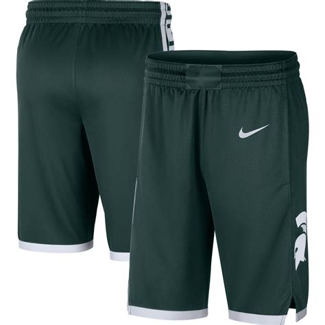 nike michigan state spartans replica basketball shorts green|Michigan State Spartans Shorts (5) .